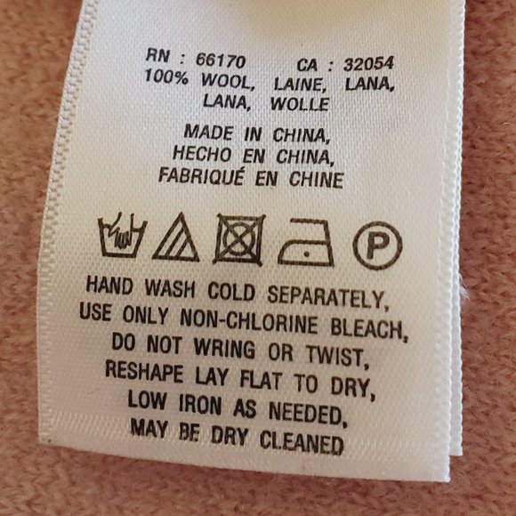 ANTHRO MOTH 100% Wool Camel Sleeveless Cardigan - Picture 9 of 12